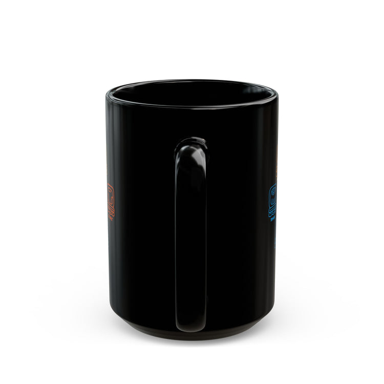 Guardianes del Mundo Maya Black Mug (11oz & 15oz) | 20 Maya Nahuales | Cholqij (Cholq'ij) Calendar